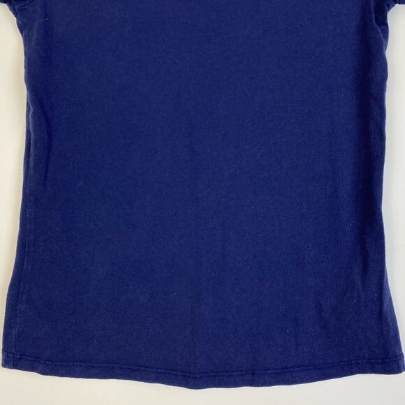 ISAAC MIZRAHI GIRLS NAVY T-SHIRT SIZE M - Picture 4 of 8